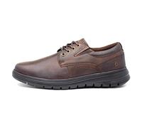 Hush Puppies Homme Triton à Lacets Tissu Oxford, Marron, 40.5 EU