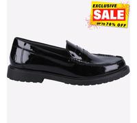 Hush Puppies Vérité Chaussure Femmes Filles Smart Habillé Cuir Verni Mocassins