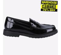 Hush Puppies Vérité Chaussure Femmes Filles Smart Habillé Cuir Verni Mocassins