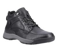 Hush Puppies Vernon Bottines en cuir pour homme Noir, Noir , 44-45 EU