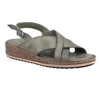 Hush Puppies Women's Elena Wedge Sandal, vert olive, 37 EU
