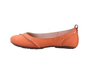 Hush Puppies Women's Janessa Ballet Flat, Orange, 38 EU