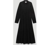 Hush Robe pull mi-longue Hush en maille à col polo Noir XS (EU 34-38)