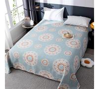 HUSHDML Couette Coton d'été Double Simple, Couette Jacquard, légère d'été matelassée Douce et Respirante, Edredon Toutes Les Saisons pour Lit, Lavable en Machine(G7,80x220cm)