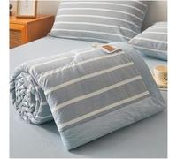 HUSHDML Couette d'été en Coton pour lit Double/Simple - Couette Fine utilisable sans Housse - Couette d'été légère et Douce(F6,180x200cm)