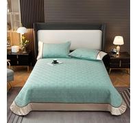 HUSHDML Couvre Lit 2 Personnes, Dessus de Lit Matelassé 3 Pièces Couvre Lit Jeté de Lit Double Face, Super Doux et Confortable Boutis Coton avec 2 Taies d'oreiller(4,240x260cm)