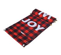HUSHUI 1 Paire de Bannières de Couplet de Noël, Décoration Suspendue Lumineuse et Durable pour les Célébrations de Vacances et la Décoration de la Maison, Tissu 180x30cm 70.9x11.8in