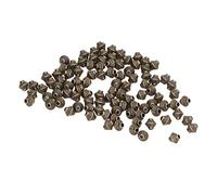 HUSHUI 100 Pièces de Perles D'espacement Tibétaines, Perles D'espacement en Alliage de Zinc et Bronze pour la Fabrication de Bijoux de Style Antique, Largement Applicables pour les