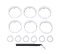 HUSHUI 12pcs Remplacement du Joint de Couvercle de la Bouteille d'eau, Bouteille de Bouteille d'eau en Silicone SPOUT O BAGNES avec TIBLE pour Action