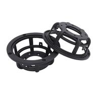 HUSHUI 2 Pcs Haut-Parleur Cadre En Aluminium, 121mm Diamètre Extérieur Woofer Panier Subwoofer Titulaire avec Die Cast Construction, pour PA DJ Haut-parleurs Pièces De Réparation DIY