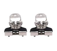 HUSHUI 2 PCS LED Light Bar Barquette de Montage, Hot Capuche Réglable Work Light Pod Mount Pinder pour les VUS de Voiture Tamis Trucks Dirt Bikes ATVS UTVS (Argent)