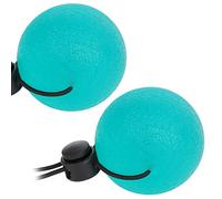 HUSHUI 2PCS Balles de Poignée en Silicone pour Renforcer les Doigts et les Bras Idéales pour L'Exercice et les Outils de Récupération de Massage Jaune 15 Degrés