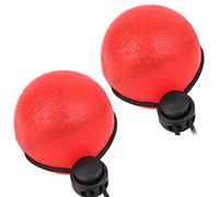 HUSHUI 2PCS Balles de Poignée en Silicone pour Renforcer les Doigts et les Bras Idéales pour L'Exercice et les Outils de Récupération de Massage Jaune 15 Degrés