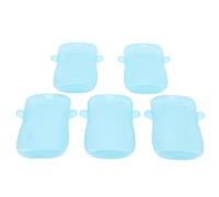 HUSHUI 5 PCS PREST PROPOS Food Pouch Souchder FEAK Proof No Mess Baby Juice Box Box Boîte pour le Nourrisson (Bleu)