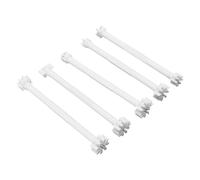HUSHUI 5pcs Outils Floraux, Stylos de Peinture de Points en Plastique Premium avec 2 Conceptions de Pétales par Stylo, Adhérence Ergonomique pour L'art du Bricolage et le Pointillisme