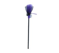 HUSHUI Accessoire de Balai de Sorcière, Balai Volant Violet en Plastique pour les Fêtes Costumées D'Halloween, avec Poignée Amovible pour une Longueur Réglable