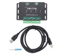 HUSHUI Adaptateur Convertisseur USB vers 4 Voies pour RS485, Module de Port Série USB isolé de qualité Industrielle pour Chipset CH344Q