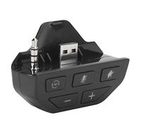 HUSHUI Adaptateur de Casque de Manette de Jeu, Convertisseur avec Plusieurs Modes pour Manette One - Adaptateur Pratique 3,5 Mm - Installation Facile (Noire)