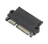 HUSHUI Adaptateur de Port SAS vers, Coque en Plastique Noir pour Disques Durs Haute Vitesse, Conversion D'interface 15 Broches (Direct (10310))