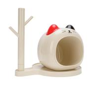 HUSHUI Adorable Plateau clé en Forme de Chat, Organisateur de Bijoux et Cosmétiques, Porte-coffre-fort pour L'entrée, la Chambre, le Couloir
