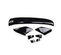 HUSHUI Aileron de Coffre Noir Brillant pour Une Aérodynamique et Une Traction Améliorées pour Hatchback 2016-2020, Matériau ABS, Installation Facile