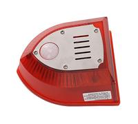 HUSHUI Alarme Solaire Animal, Alarme de sécurité Extérieure avec 3 Modes, Son LED Clignotant de 129dB, pour Maison, Ferme, Verger, Entrepôt