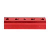 HUSHUI Aluminium Allalie Astronomical Telescope Mount Plate avec 1/4 Pouce M8 7 Mm à Travers Le Trou, Guide Anneaux Adaptateur pour Les Télescopes Bar de Montage - Télescopes Plaque de