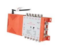 HUSHUI Amplificateur de Distribution 12 Canaux, 4G LTE à Faible Bruit 1 Entrée 12 Sorties avec Cascade de Boucle IRS, pour Connecter Plusieurs Téléviseurs et Décodeurs de Câble (Prise UE 220-240V)