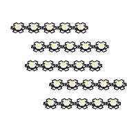 HUSHUI Ampoule de Projecteur à Perles LED, 25 Pièces, Source de Lumière à Puce 3W Haute luminosité pour éclairage Intérieur et Extérieur, Aluminium Durable (30000-35000K)