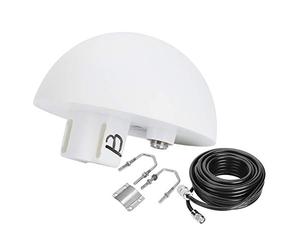 HUSHUI Antenne Satellite ISA190 Premium Champignon Marin pour Iridium 9500 9505 9555 9575, ABS, Ligne 5m