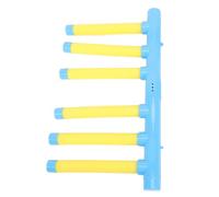 HUSHUI Attraper des Bâtons, Jeu à Vitesse Réglable, Jouet Amusant pour la Famille, Jeu Intérieur et Extérieur, Améliore la Coordination œil-Main, 6 Bâtons (Bleu)