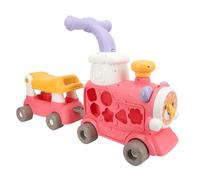 HUSHUI Baby Walker Multi Fonctionnelle Fun Spray Train Baby Learning Walker Toddler Early Education Toy