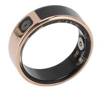 HUSHUI Bague Intelligente avec Bouton Tactile, Synchronisation des Données APP, Tracker d'activité en Acier Inoxydable, étanche IP68, Compteur de Pas, Plusieurs Modes Sportifs, avec (#10)