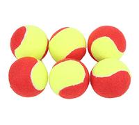 HUSHUI Balles de Tennis élastiques Douces et Sûres pour Enfants, Légères et Imperméables, en Peluche, Entraînement pour Jeunes, 6 Pièces