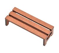 HUSHUI Banc de Maison de Poupée 1:12, contreplaqué de Tilleul Vif, Meubles Miniatures Parfaits pour Le Jeu et la Décoration des Enfants, pour Les 3 Ans et Plus