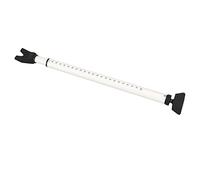 HUSHUI Barre de sécurité de Porte, en Acier allié Robuste, Longueur Réglable de 20 à 52 Pouces, Base Antidérapante Pouvant Supporter jusqu'à 400 Livres, avec Tête en Forme de Y pour