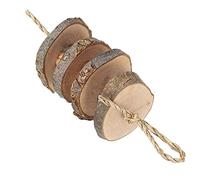 HUSHUI Bâtonnets de Bois de Pommier pour Petits Animaux, Jouet à Mâcher Molaire Naturel et Comestible pour Le Grincement des Dents, Idéal pour Les Hamsters, Les Lapins et Les Cochons d'Inde, 75-102
