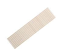 HUSHUI Bâtons D'artisanat en Bois Naturel Lisses pour Modèles de Table de Sable Bricolage 5 Tailles pour Projets de Loisirs Artistiques et Artisanaux Bouleau Blanc 10 Pièces 30 Cm de Long (4MM*30CM)