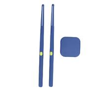 HUSHUI Bâtons de Batterie à Air Portables Rechargeables avec Détection de Mouvement 3D, Ensemble de Batterie électronique pour une Pratique Silencieuse, Bleu Marine, 2 Unités