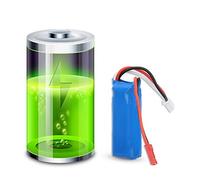 HUSHUI Batterie 7,4 V 450 MAh pour Véhicules RC - Haute qualité et Facile à Installer - Parfaitement Adaptée pour P929/P939/K979/K989/K999/K969 - 1 unité