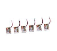 HUSHUI Batterie Li Poly RC 1S Lipo 600mAh avec Prise Blanche XH2.54 pour Voitures et Drones RC