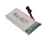 HUSHUI Batterie Lipo 3.7V 1800mAh, Haute capacité avec Protection Contre Les Surcharges, pour Les Utilisateurs D'avions et de Drones RC, Conception Légère