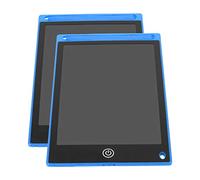 HUSHUI Bloc-notes LCD 8,5 Pouces pour Enfants - Planche à Dessin électronique Colorée et Lumineuse pour Usage Scolaire et Familial - Lot de 2 (Bleue)