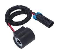 HUSHUI Bobine D'électrovanne de Pelle Universelle Durable 12 V pour Chargeuses Compactes 751 753 763 773 7753 ABS en Alliage D'aluminium