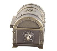 HUSHUI Boîte à Bijoux, étui de Rangement en Métal Vintage pour Boucles d'oreilles, Colliers, Bracelets, avec Design Intérieur Protecteur, Compact et Portable pour Femmes (s'il Vous plaît visitez