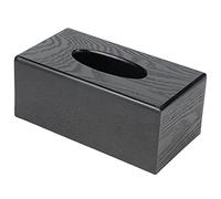 HUSHUI Boîte à Mouchoirs en Bois Noir, Porte-serviettes Robuste et Durable avec Coque en Bois élégante, pour la Décoration de la Maison, de L'hôtel et du Salon