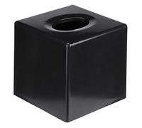 HUSHUI Boîte à Mouchoirs en Plastique élégante, Boîte Rangement Carrée avec Coins en Arc pour Voiture, Salon, Salle Bain, Matériau Respectueux L'environnement amélioré