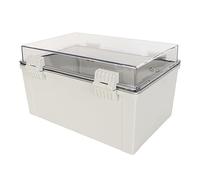 HUSHUI Boîte de Distribution D'énergie IP66 étanche 300x200x170mm pour Usage électrique Extérieur Plastique ABS Durable