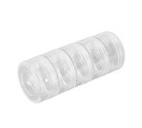 HUSHUI Boîte de Rangement de Pièces de Montre à 5 Couches, Organisateur de Composants de Montre en Acrylique Transparent avec Récipient à Vis pour Le Stockage de Bijoux de Réparateur