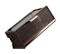 HUSHUI Boîte de Rangement de Routeur Murale, étui de Gestion de Câbles élégant, Grande capacité pour la Maison et Le Bureau, Matériau PP écologique (Couleur café Taille Moyenne 30x13,5x12,5)